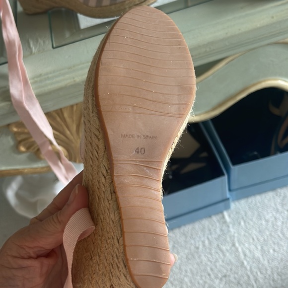 Burberry rattan wedge , pink - Picture 4 of 7